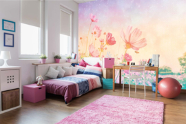 Dimex/Wall Murals 2023 Fotobehang MS-5-2001 Vintage Pastel Flowers/Bloemen