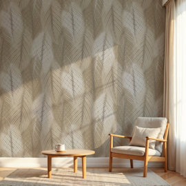 Nature Refined Select.D Fotobehang TD4314 Traviata Sand/Bladeren