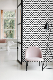 Esta Home Black & White Behang 155-139115 Modern/Zigzag