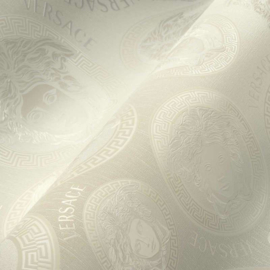 AS Creation Versace 5 Behang/Wallpaper 38611-6 Grieks Medusa Kopje/Cirkel