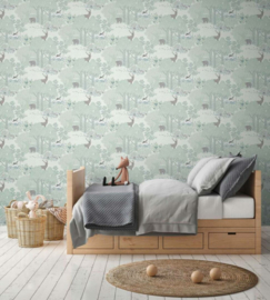 AS Creation Lilly en Luis Behang 77133-1 Bosdieren/Wild Woods