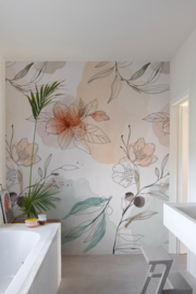 Dutch Wallcovering Orom 2 Fotobehang A72701 Elegant Floral/Bloemen