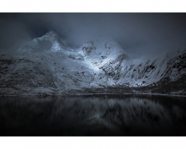 AS Creation APDigital2 Fotobehang 470474  A Night in the Lofoten/Bergen