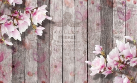 Dutch Wallcoverings Fotobehang 3352 VEXXXL Hout/Bloemen