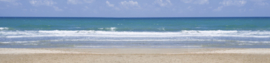 Dimex Zelfklevende Keuken Achterwand Empty Beach KL-180-090 Strand/Beach/Zee/Uitzicht