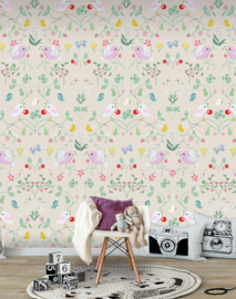 Behangexpresse Morris & Mila Fotobehang INK7265 Morris Beige/Botanisch