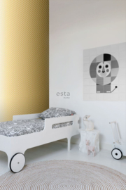 Esta Home Black & White Behang 155-139114 Stippen/Dots