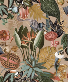 Dutch Wallcoverings/First Class  Utopia Behang 91171 Botanisch/Dieren