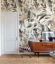 Dutch Wallcovering Orom 2 Fotobehang A71701 Inky Palms/Bladeren