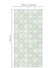 Eijffinger Wallpower Favourites Fotobehang 309013 Rosario Tiles Celadon