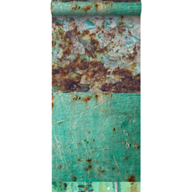 Esta Home Vintage Rules Fotobehang . 158203 Patchwork/Metalen Platen