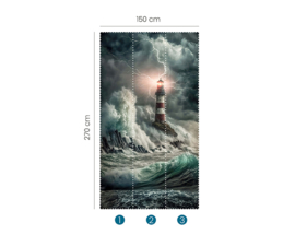 Erismann Zooom One Fotobehang 2526N-81 Lighthouse/Vuurtoren