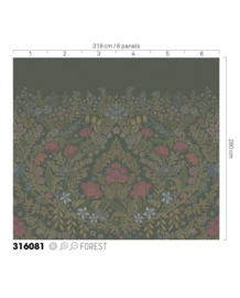 Eijffinger Posy Fotobehang/Wallpower 316081 Forest/Bladeren