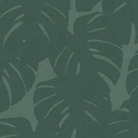 Origin Natural Fabrics Behang 351-347763 Monstera Leaves/Bladeren