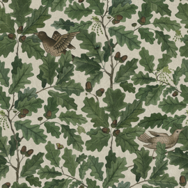 Boras Tapeter Icons Behang 2049 In the Oak/Eikenblad/Vogels