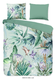 Muller Textiles Dekbedovertrek 30843 Saba/Pure/Botanisch/Lits-Jumeaux