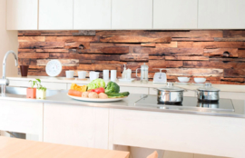 Dimex Zelfklevende Keuken Achterwand Wooden Wall KL-350-063 Hout