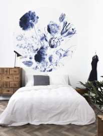 Kek Circle/Wonderwalls CK 002 Romantisch/Bloemen/Cirkel Fotobehang - Dutch Wallcoverings