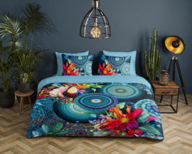 Muller Textiles Dekbedovertrek 30363-H Cailana/Bloemen/Toekan/Mandala