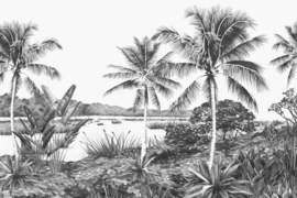 Origin Precious Fotobehang 352-357224 Fotobehang Landscapes with Palms