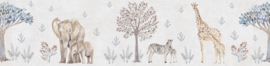 AS Creation Lilly en Luis Behang Rand 77177-1 Wilde Dieren/Safari