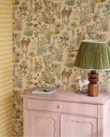 Eijffinger Tiny Treasures Behang 363191 Landelijk/Bloemen/Dieren/Gratis lijm en verzending