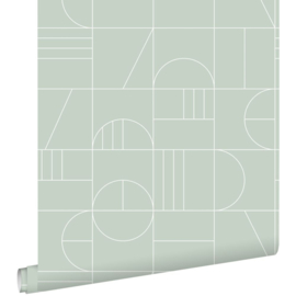 Esta Home Art Deco Behang 156-139209 Grafisch/Modern