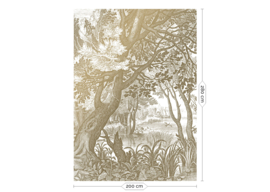 Dutch Wallcoverings Gold Collection Fotobehang MW-040 Engraved Landscapes/Botanisch