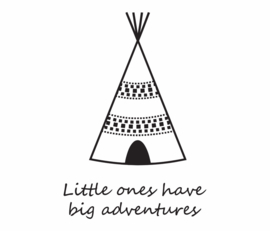 Noordwand Fabulous World Behang 8005b Little Ones/Tipi/Tent/Indianen/Kinderkamer Large Fotobehang
