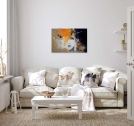 AS Creation Designwalls 2 Canvas Schilderij DD123921 Artistic Face/Vrouw/Abstract