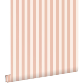 Esta Home Pom Pom Pie Behang 130950 Strepen Terracotta Roze