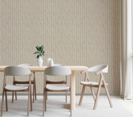 Dutch Wallcoverings Arcadia Behang A65002 Sveg Beige/3D