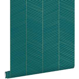 Esta Home Art Deco Behang 158-139200 Visgraat/Streep