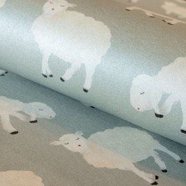 Hohenberger Great Kids Behang 26828 Sweet Sheep Sage/Dieren