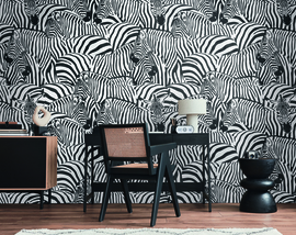 AS Creation The Wall Art Edition Fotobehang 398731 Grafisch/Zebra