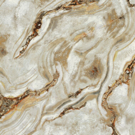 Dutch First Class Carrara 3 Behang Geode Marble 84651 Marmer/Gratis Lijm