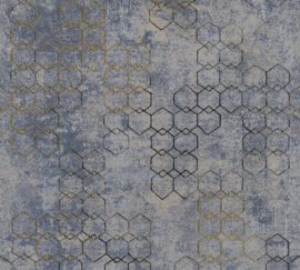 AS Creations New Walls Behang 37424-5 / 374245 Grafisch/Hexagon