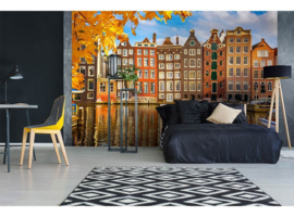Dimex Fotobehang Houses in Amsterdam MS-5-0024 Huizen/Steden