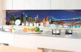 Dimex Zelfklevende Keuken Achterwand Manhattan KL-350-017 Steden/Modern/Panorama Uitzicht