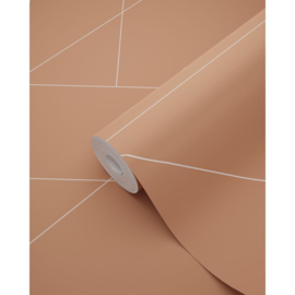 Esta Home Bloom Behang 139373 Grafische Lijnen/Terracotta