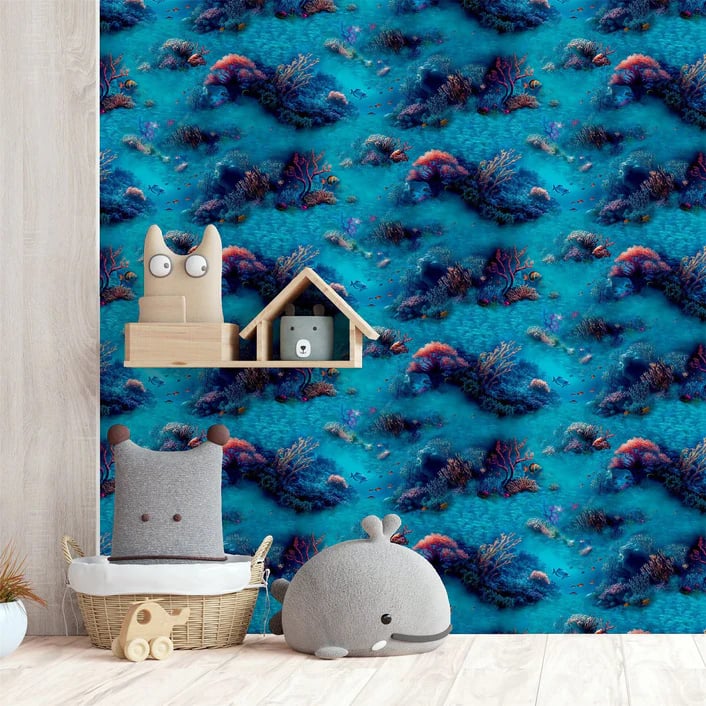 Arthouse Signature 2 Behang 923808 Under The Sea Blue/Onderwaterwereld