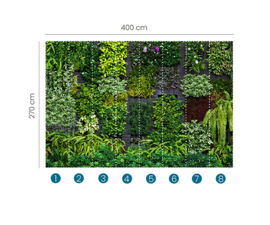 Erismann Zooom One Fotobehang 2227-10 Hanging Garden/Plantenwand
