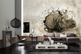 AS Creation Wallpaper XXL3 Fotobehang 470318XL Break Through/Neushoorn