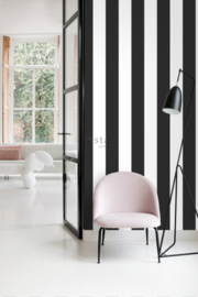 Esta Home Black & White Behang 155-139111 Strepen/Modern