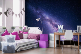 Dimex/Wall Murals 2023 Fotobehang MS-5-2261 Purple Milky Way/Melkweg/Space