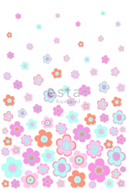 Esta XL Photowalls For Kids Fotobehang 158709 Retro Flowers