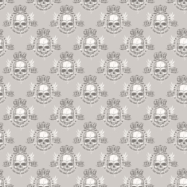 Noordwand Grunge Behang G45366 Skull/Doodshoofd/Tiener