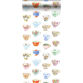 Esta Home Pretty Nostalgie Fotobehang 158110  Kop en Schotels/Teacups