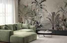 Annet Weelink Design Fotobehang 8785280857989 Dreamy Jungle Beige