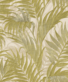 Dutch Wallcoverings Grace Behang GR322104 Tropical Palm Beige/Green